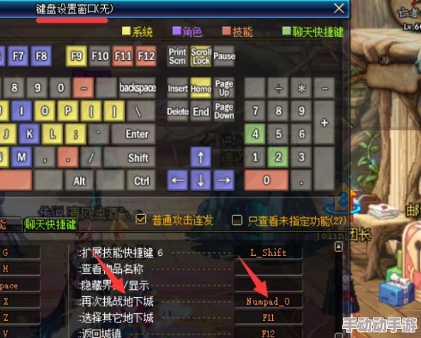 DNF游戏中打开仓库功能所使用的具体按键是什么