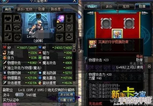 DNF瞎子勋章深度解析如何选择合适的勋章提升战斗力