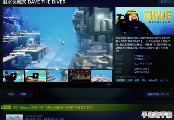 潜水员戴夫有手机版吗？