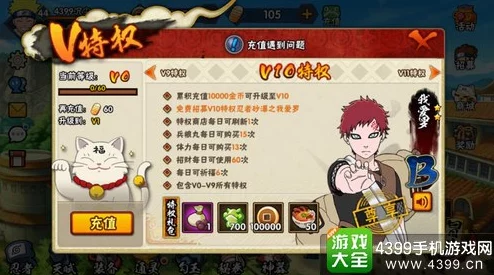 火影忍者手游VIP等级有哪些特权？