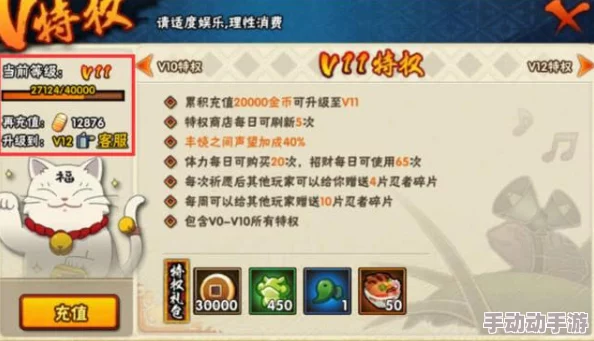 火影忍者手游VIP等级有哪些特权？